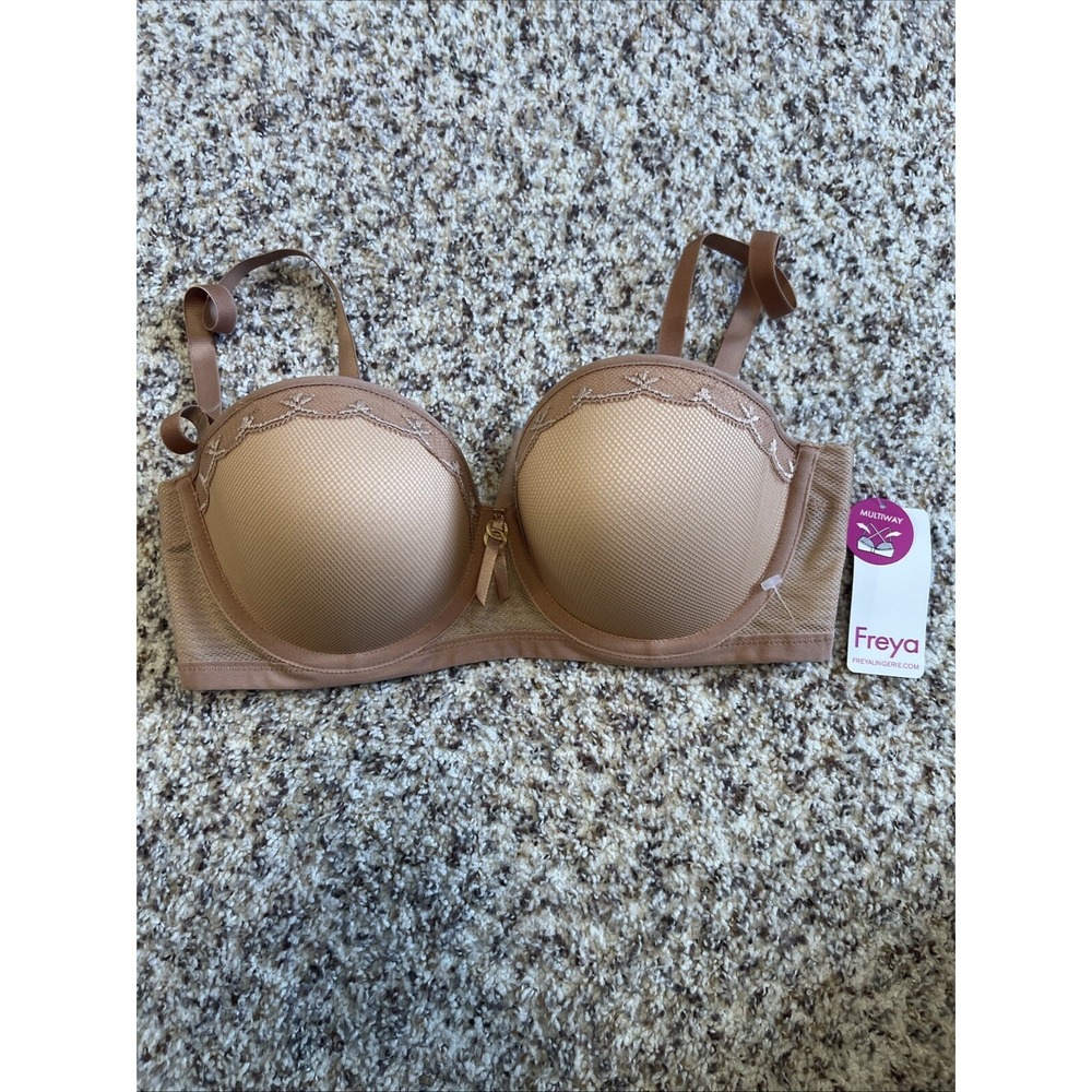 Freya New Lingerie Idol Allure Moulded Underwired Strapless/Multiway Bra 30DDD